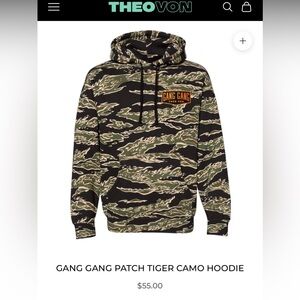 Theo Von GANG GANG Camouflage Hoodie